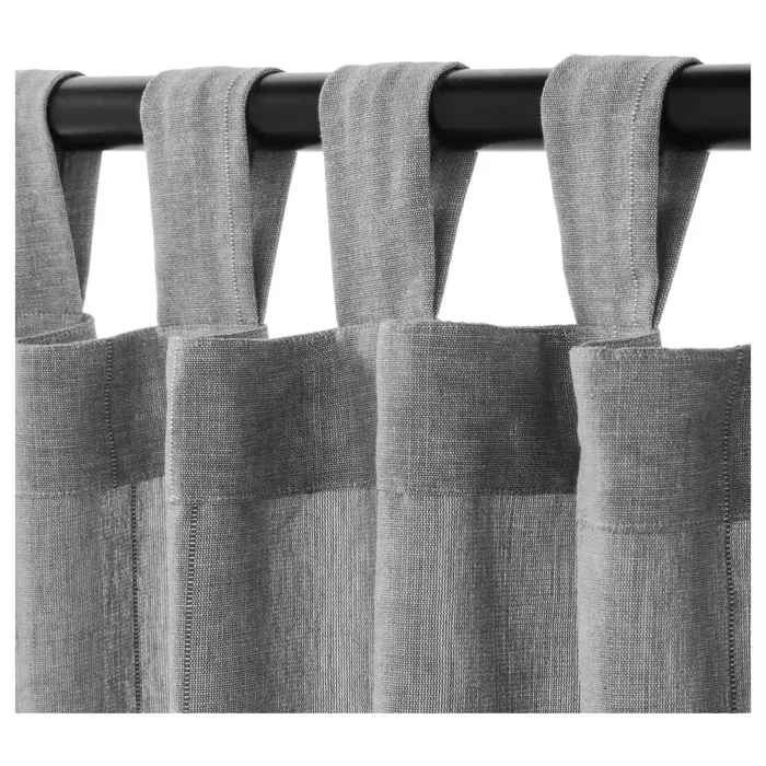 Pair (2) of Brand New IKEA Lenda Grey Curtains - photo 5