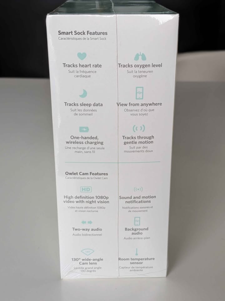 Brand New Owlet Baby Monitor Duo Smart Sock 3 - Mint - photo 4