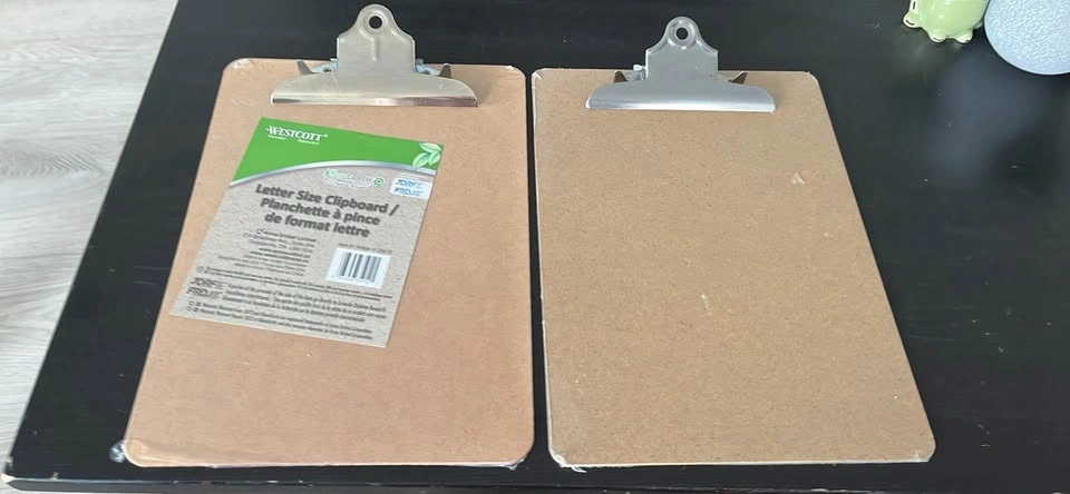 Letter size clipboard