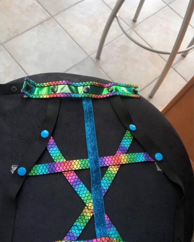 Mermaid Harness Size S - Multicoloured Like NEW $20 image indicator(2)