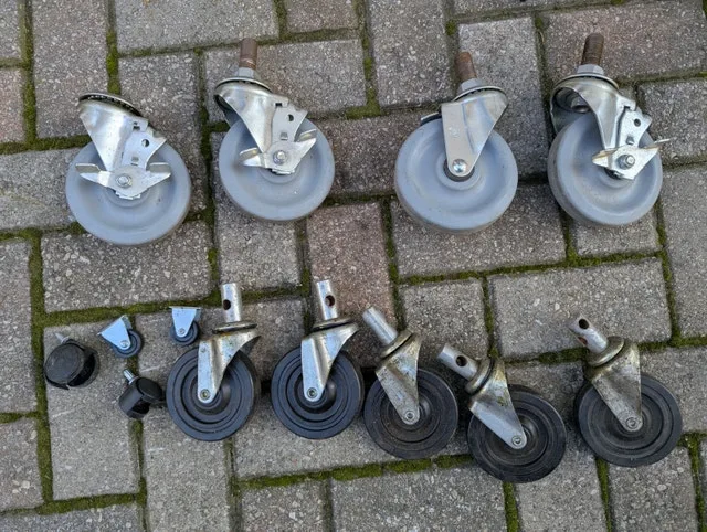 casters various sizes