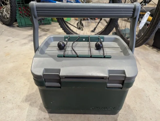 Stanley Green and grey lunch box