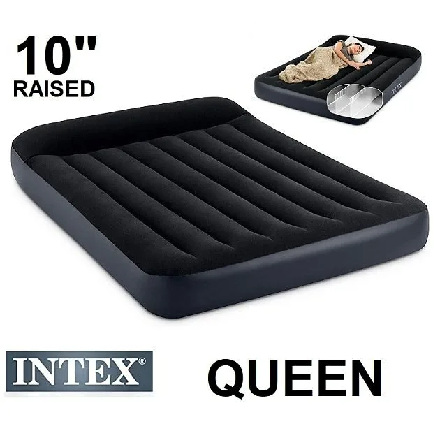 INTEX Queen Air Mattress with Built-in Electric Pump