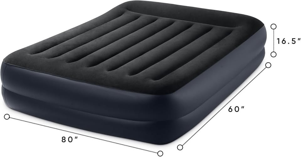 INTEX Queen Air Mattress with Built-in Electric Pump - photo 3