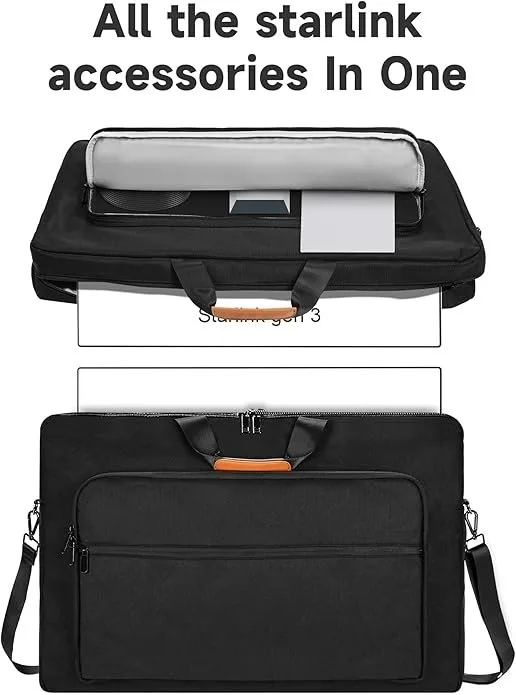 SUBFIX Waterproof Starlink Gen 3 Outdoor Travel Bag - BLACK image indicator(2)