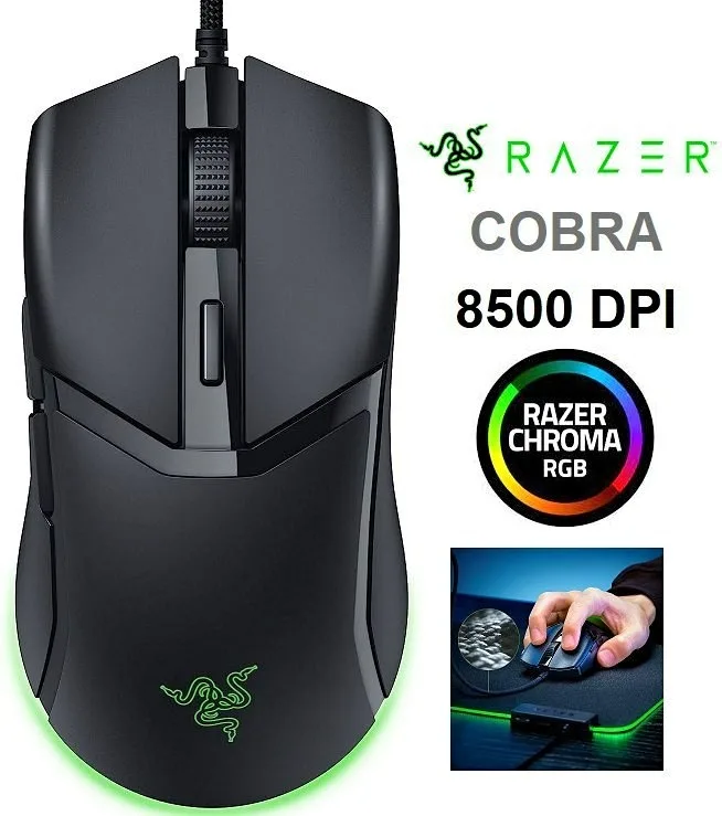 Razer Cobra Wired Gaming Mouse - Chroma RGB Lighting