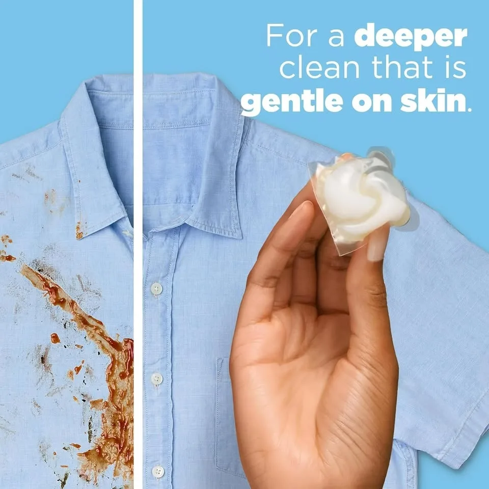 112PK TIDE FREE & GENTLE LAUNDRY detergent PODS - Unscented image indicator(4)