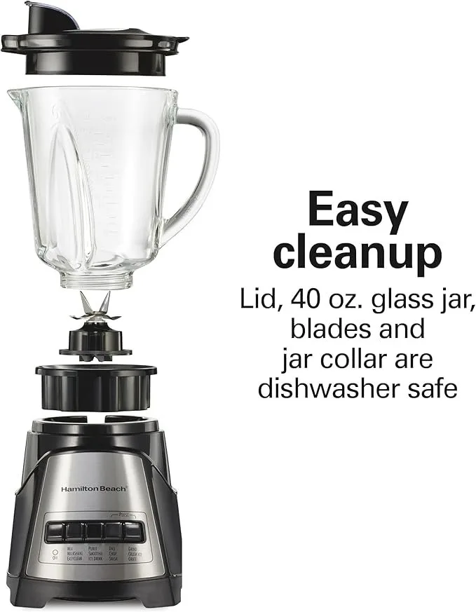 Hamilton Beach Blender - 40OZ - black/silver - (Model: 58148ag) image indicator(2)