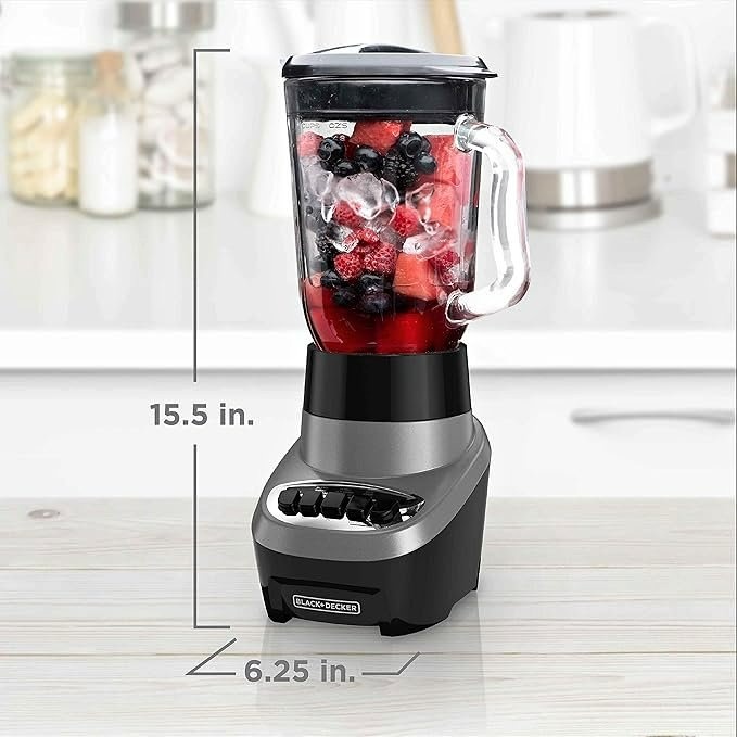 BLACK+DECKER PowerCrush Blender BL1220SGC