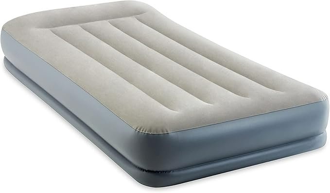 Intex Dura-Beam Air Mattress: Twin, Built-in Electric Pump - photo 4
