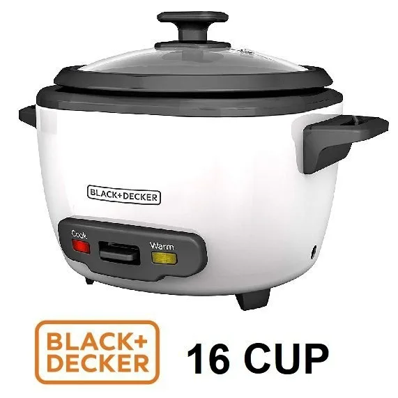 Rice Cooker and Food Steamer 2-in-1, 16 Cup