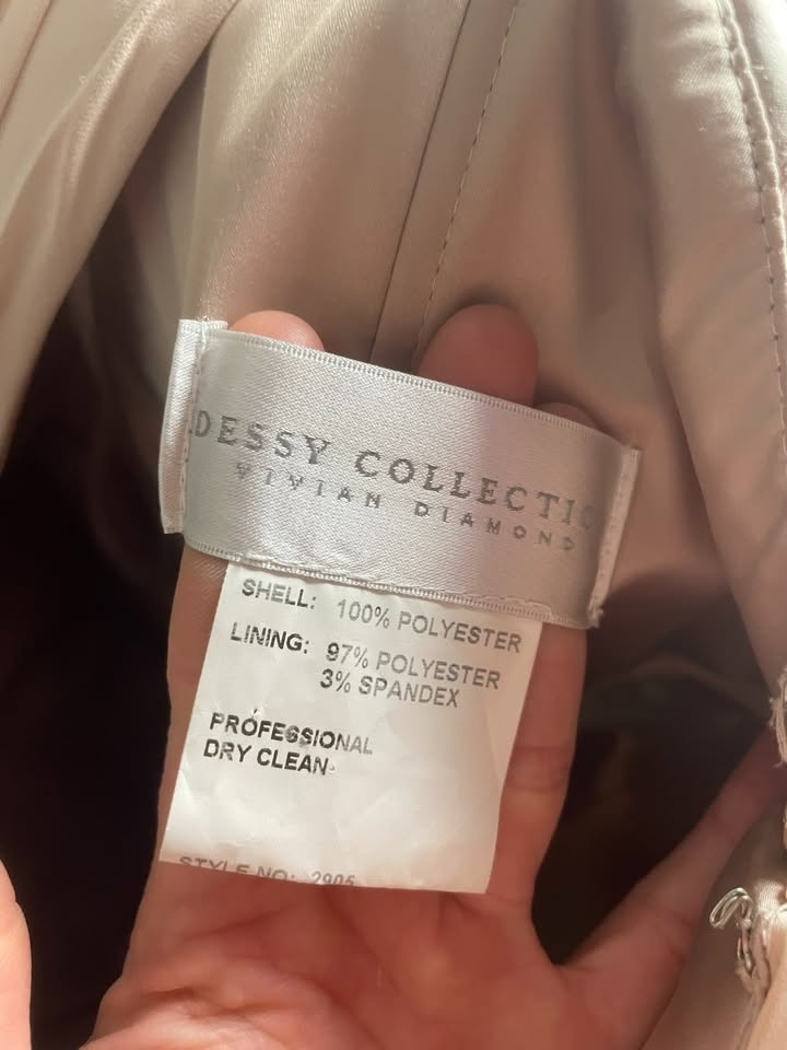 Dessy Dress Light Pink S 6-8 - photo 3