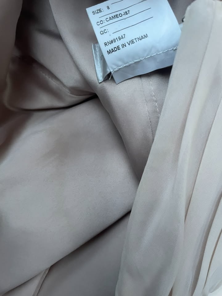 Dessy Dress Light Pink S 6-8 - photo 4