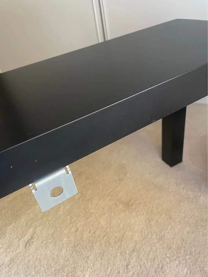 Modern crisp black ikea bench image indicator(3)