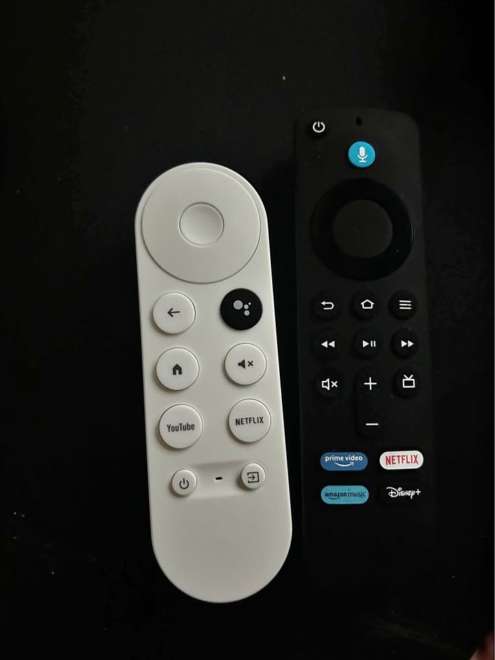 Fire tv remote and google tv remote