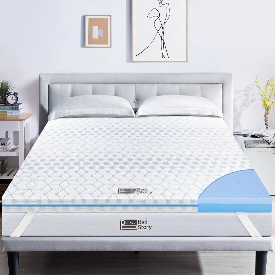 BedStory Mattress Topper Queen
