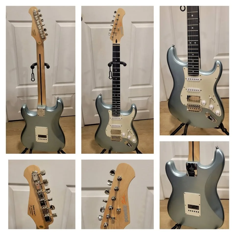 $200 Donner Electric Guitar - Metallic Ice Blue