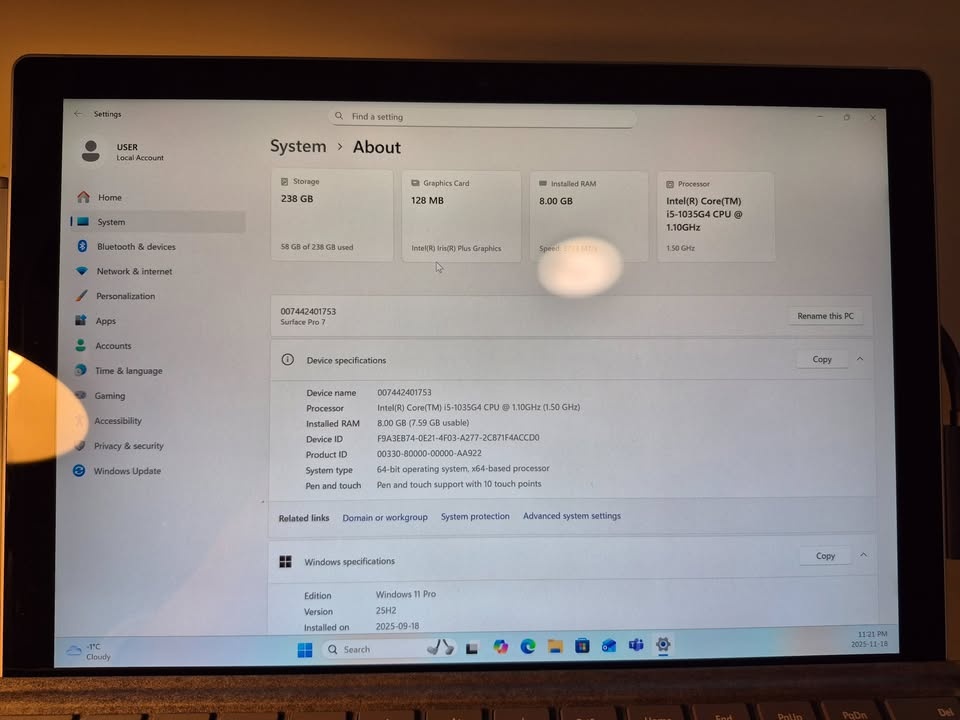 Microsoft Surface Pro 7 – Fully Functional, Portable & Fast - photo 5