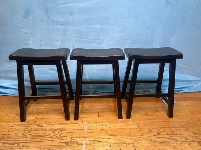 IKEA GILBERT Bar Stools – Set of 3 – $40