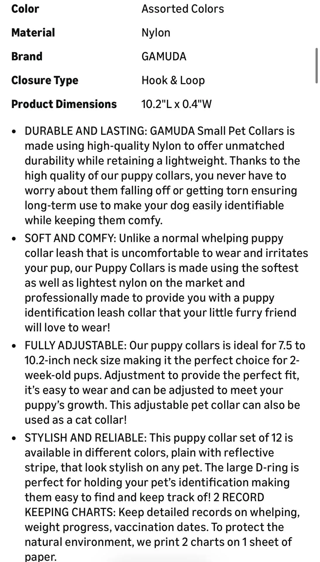 Puppy / Kitten Collars For Small Pets (Cats, Dog Etc) image indicator(4)