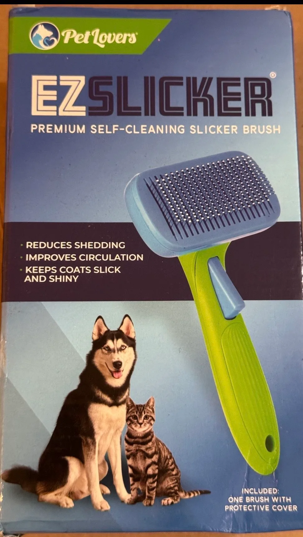 Self-Cleaning Pet Brush - Dog Cat Brush & Steam Pet Brush
