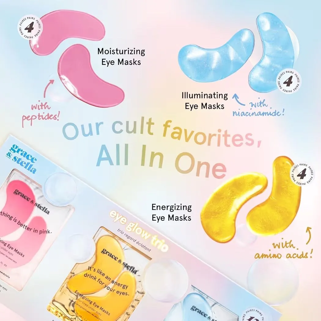 Grace and Stella Under Eye Mask Gift Set - 12 Pair image indicator(2)