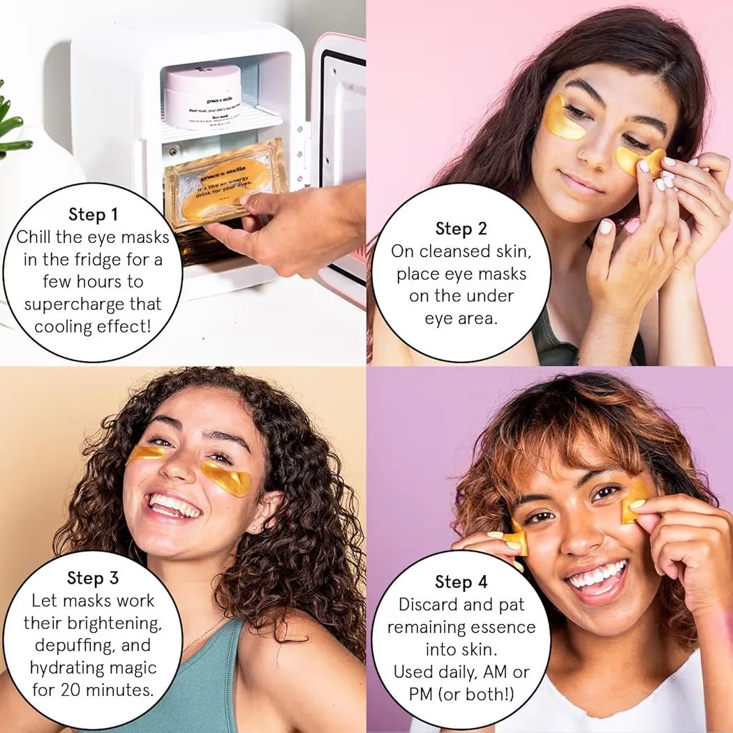 Grace and Stella Under Eye Mask Gift Set - 12 Pair image indicator(3)