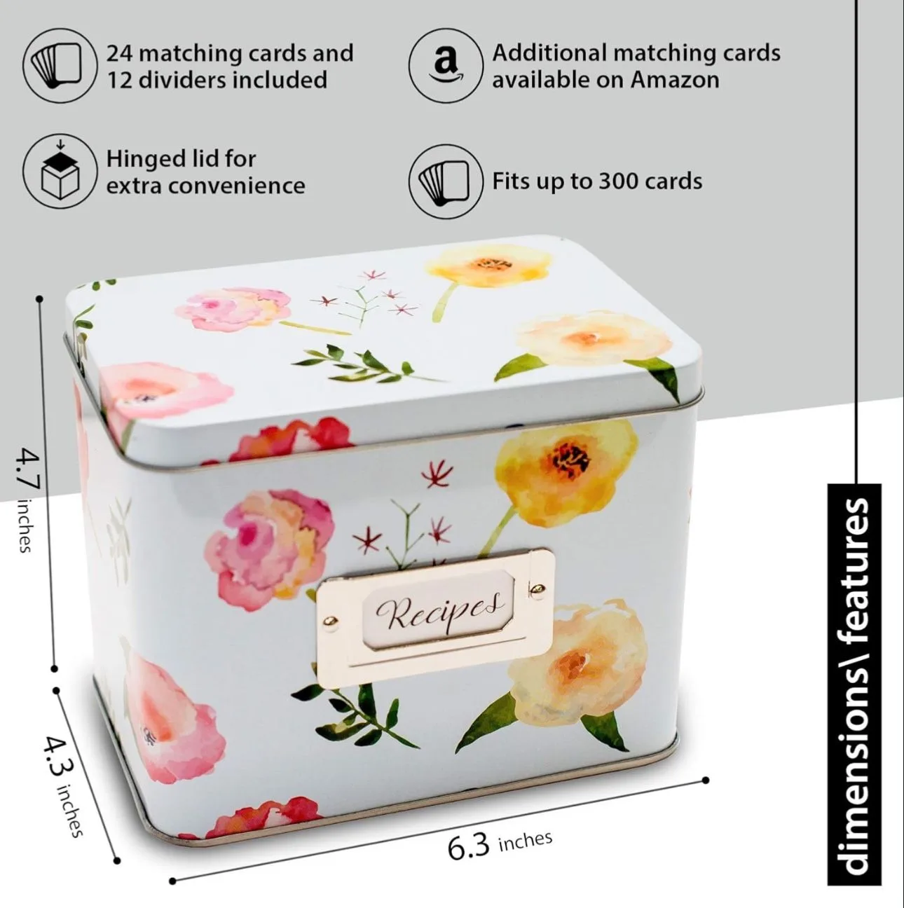 DIY Cookbook Recipe Binder & Recipe Tin Box image indicator(5)