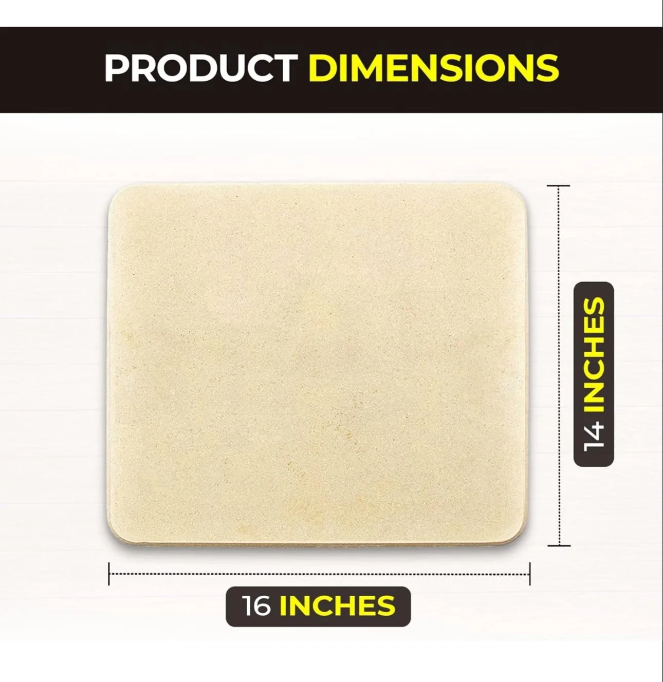 Solido Rectangular Pizza Stone 14”X16” image indicator(3)
