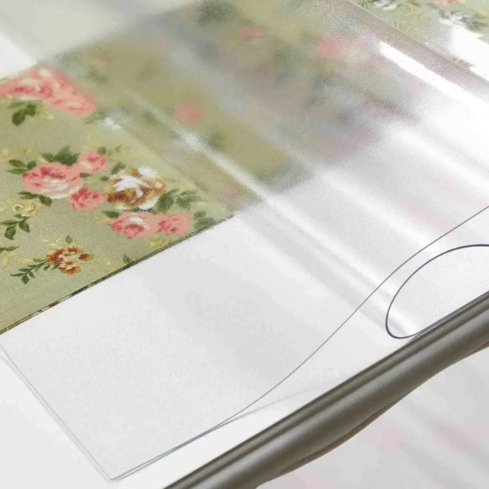 NECAUX Frosted Table Cover 52 x 75 Inch image indicator(4)