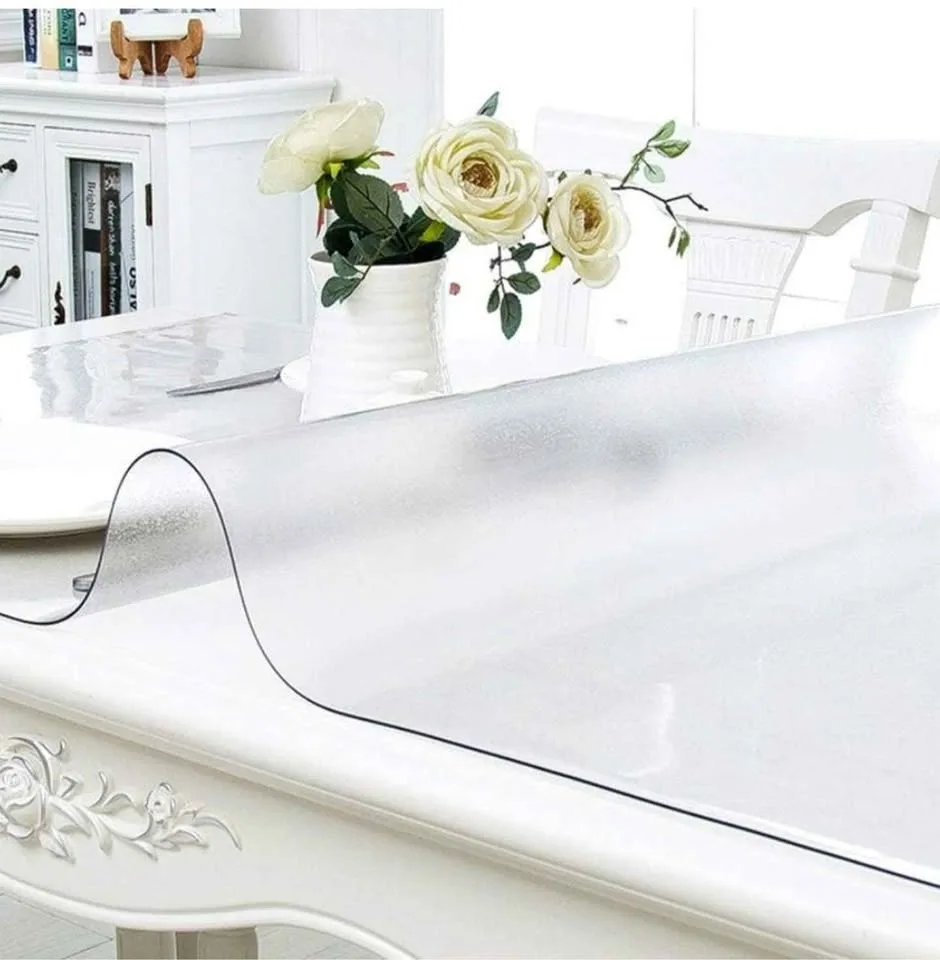 NECAUX Frosted Table Cover 52 x 75 Inch image indicator(5)