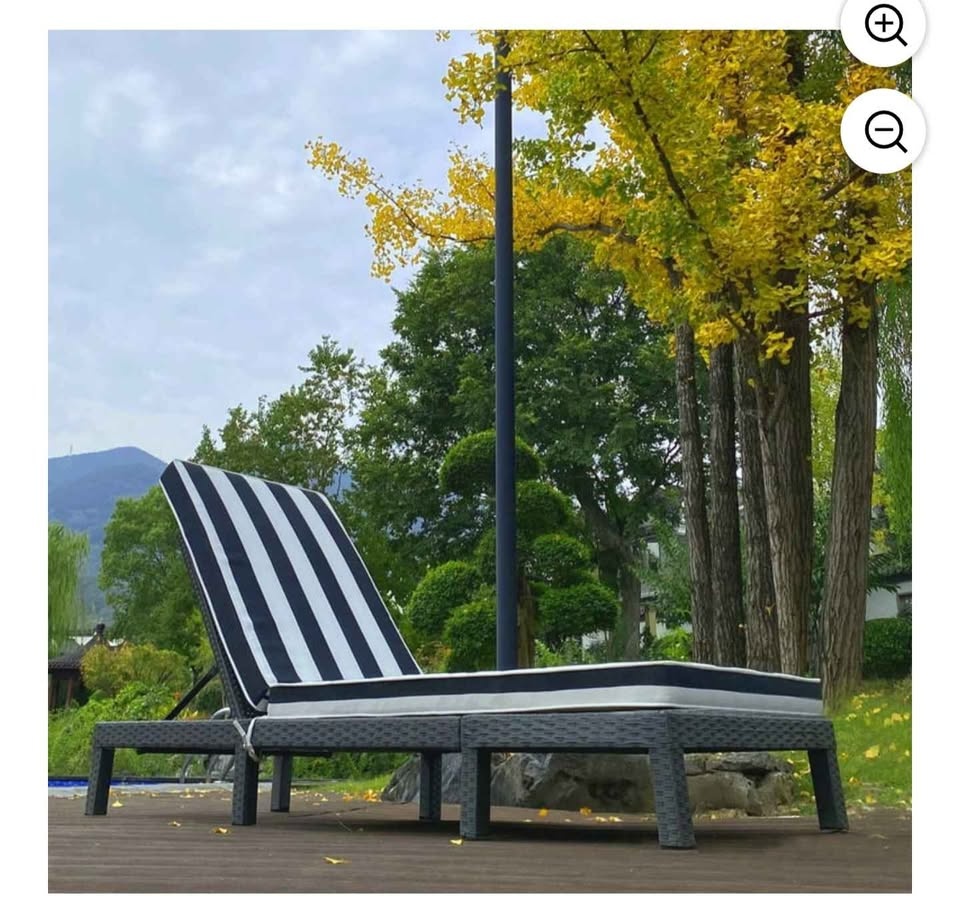 Patio Chaise Lounge Chair Cushions - 1 Pair - photo 4