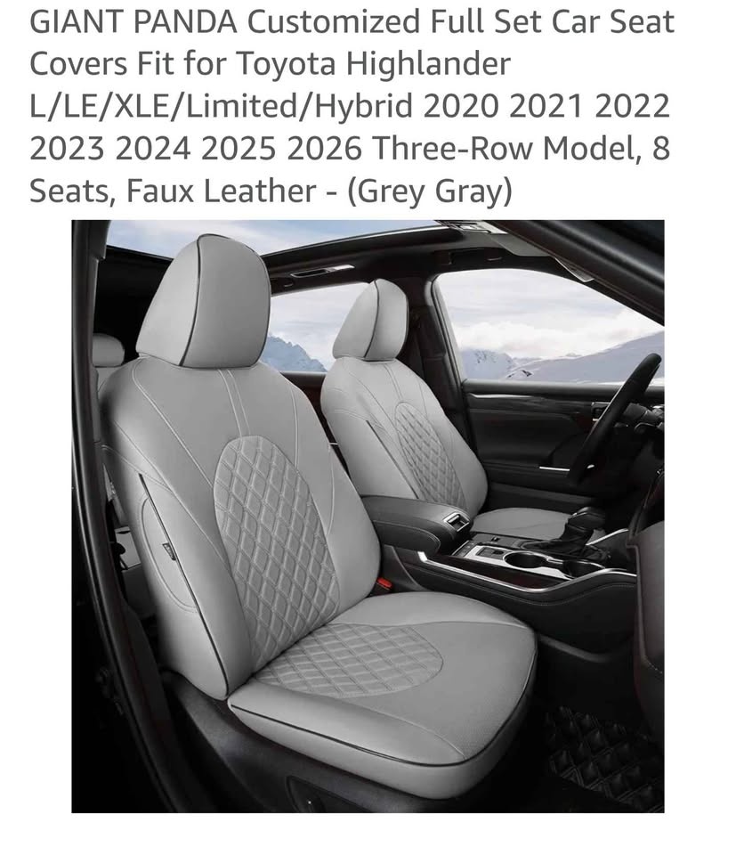 Toyota Highlander Car Seat Covers - photo 4