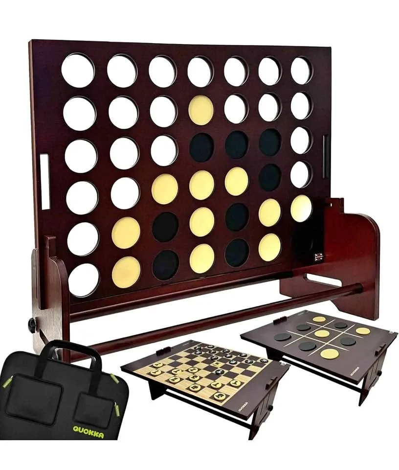 QUOKKA Giant Connect Game 4-in-1 SUPERSET