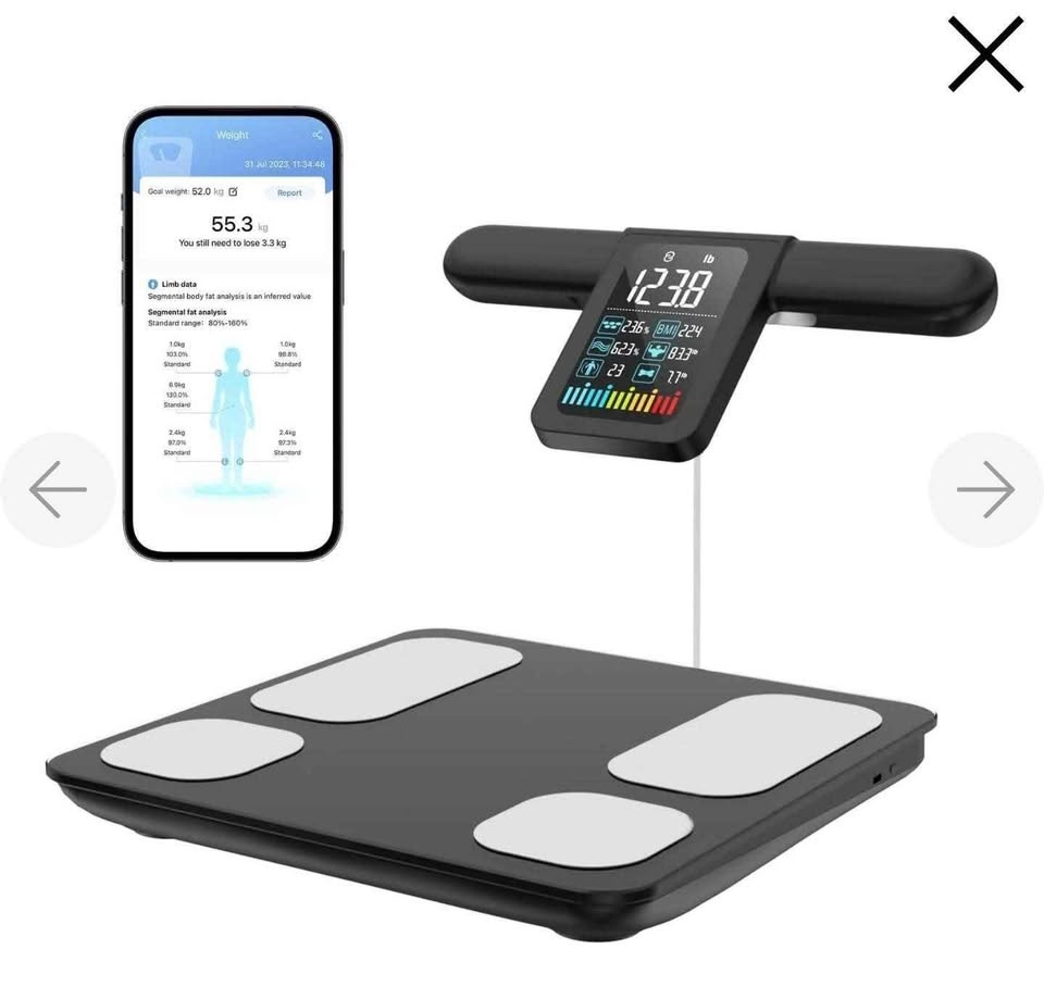 Lescale P3 Professional 8 Electrodes Body Fat Scale - photo 2