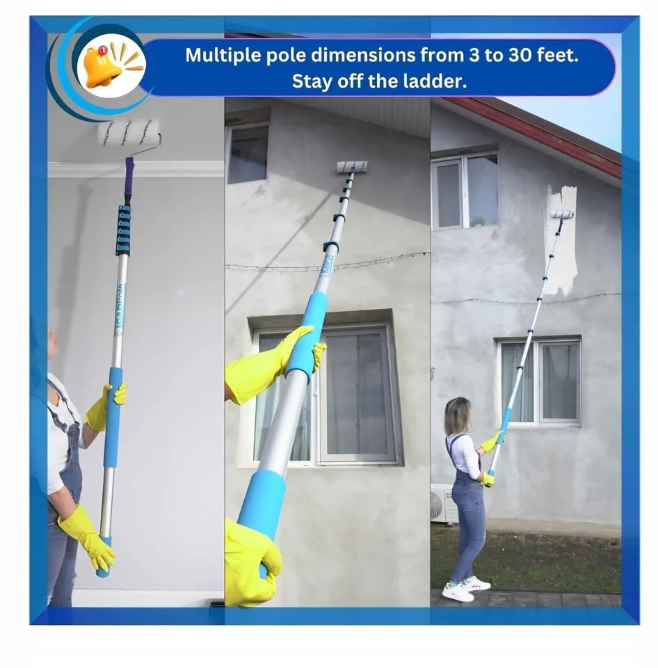 6-20 foot Telescopic Extension Pole image indicator(4)