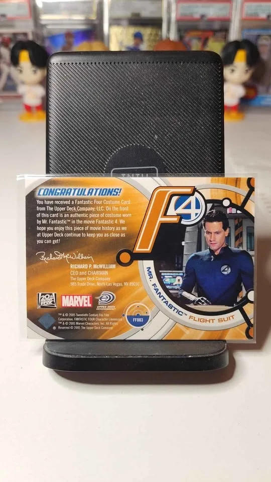 2005 Upper Deck Fantastic Four Movie Card – Mr. Fantastic /969 image indicator(3)