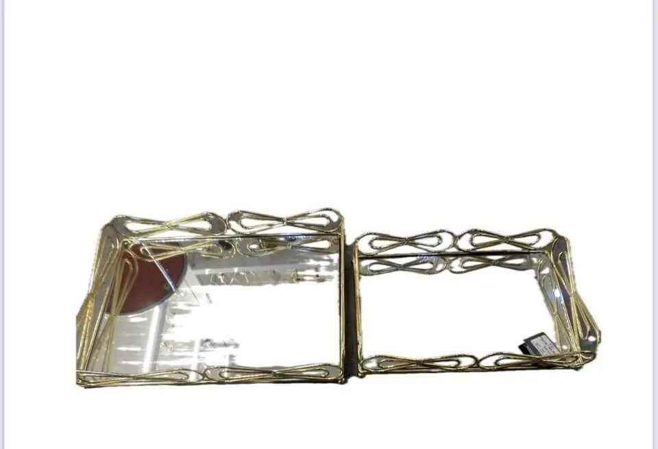 Metal Glass Tray
