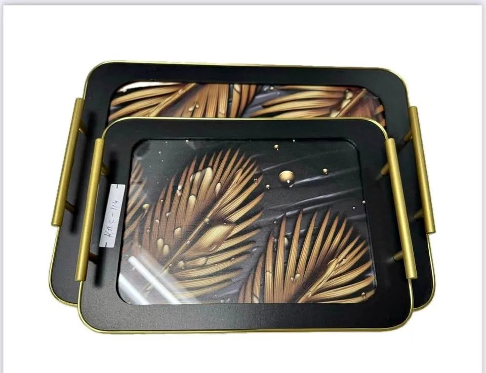 Black Tray Set