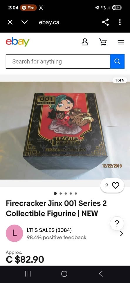 Firecracker Jinx 001 Series 2 - photo 2