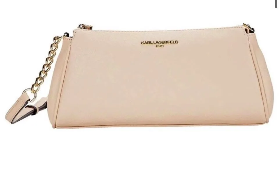 Karl Lagerfeld gold/beigr crossbody bag