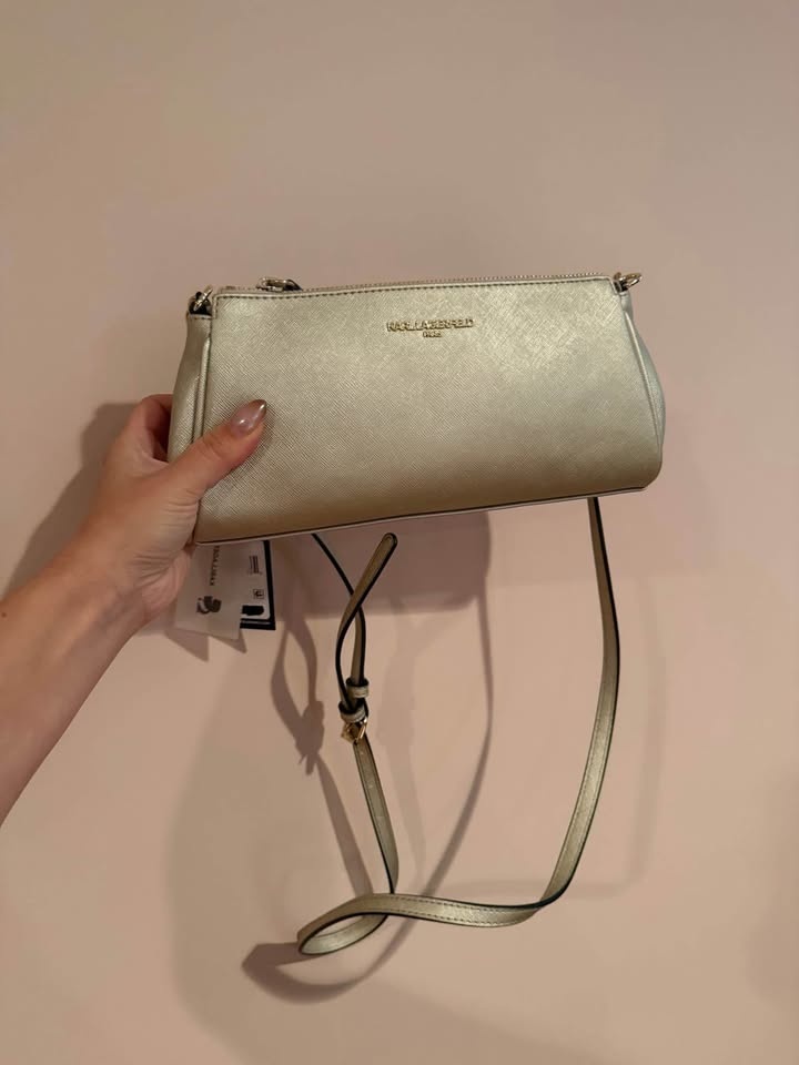Karl Lagerfeld gold/beigr crossbody bag - photo 2