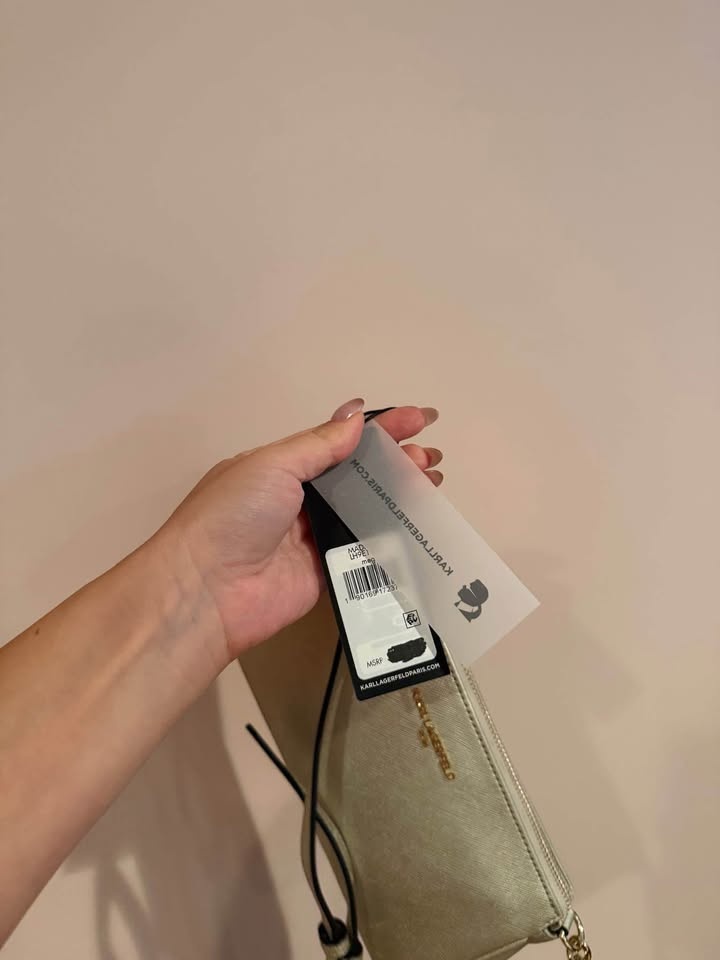 Karl Lagerfeld gold/beigr crossbody bag - photo 3