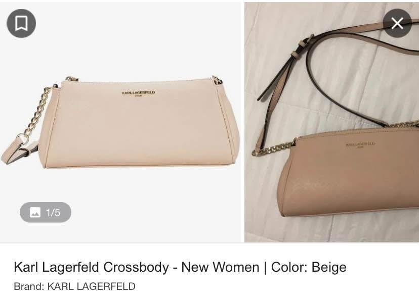 Karl Lagerfeld gold/beigr crossbody bag - photo 4