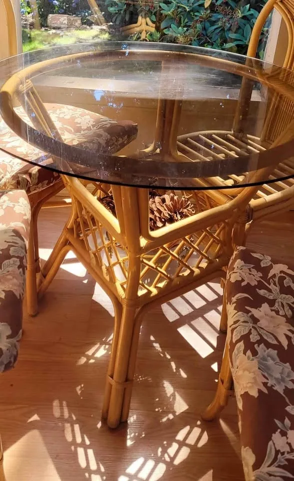 Vintage sun room dining set and sitting room image indicator(2)