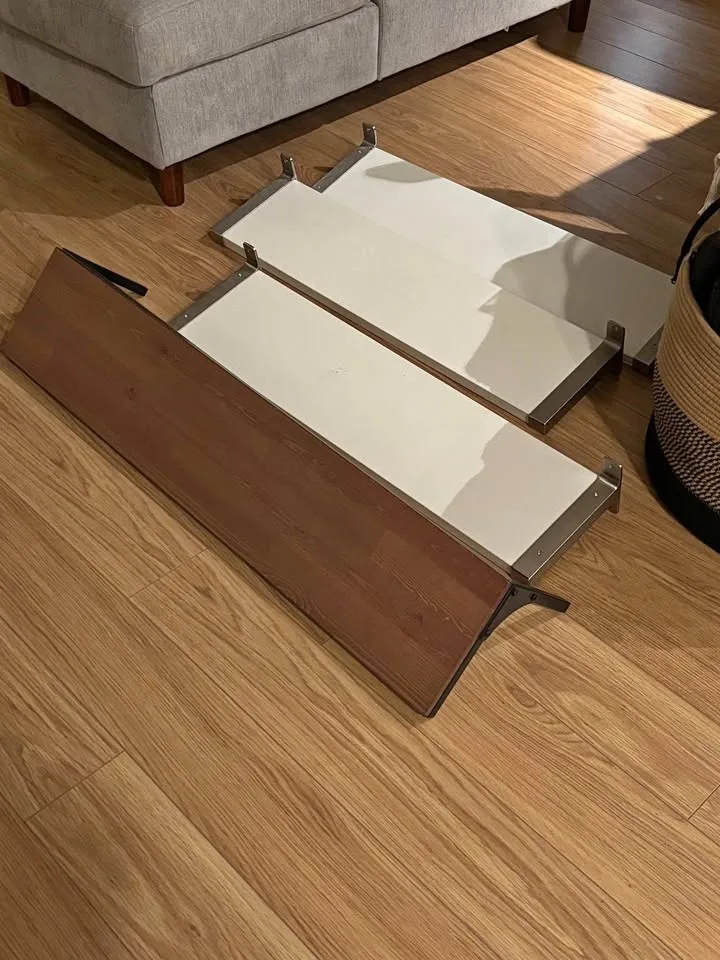 4 x ikea shelves various styles MUST GO