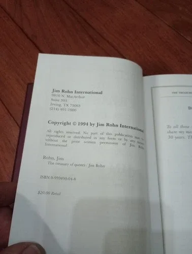 The Treasury of Quotes by Jim Rohn image indicator(5)