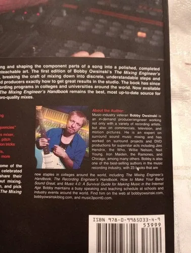 The Mixing Engineer's Handbook: Fourth Edition USED Good Shape image indicator(4)