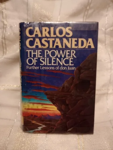 The Power of Silence Carlos Castaneda 1st ed HC DJ 1987 Ex Libra