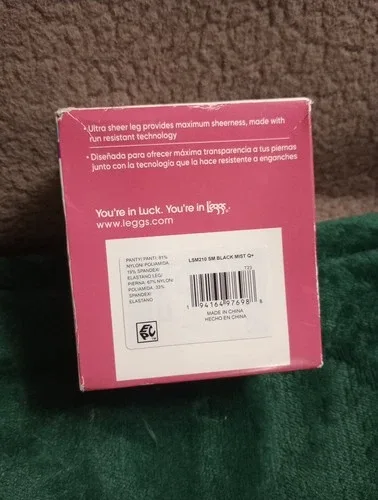 L’eggs Silken Mist Tights Q+ Black Mist image indicator(2)